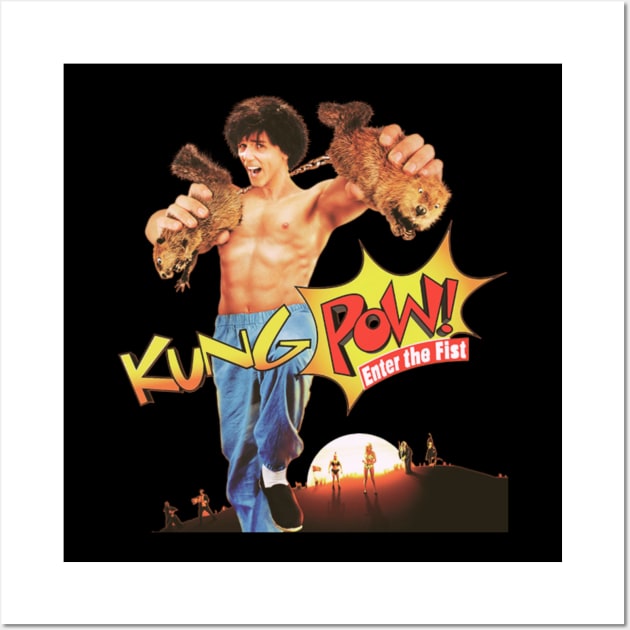 Kung Pow Original Aesthetic Tribute 〶 Wall Art by Terahertz'Cloth